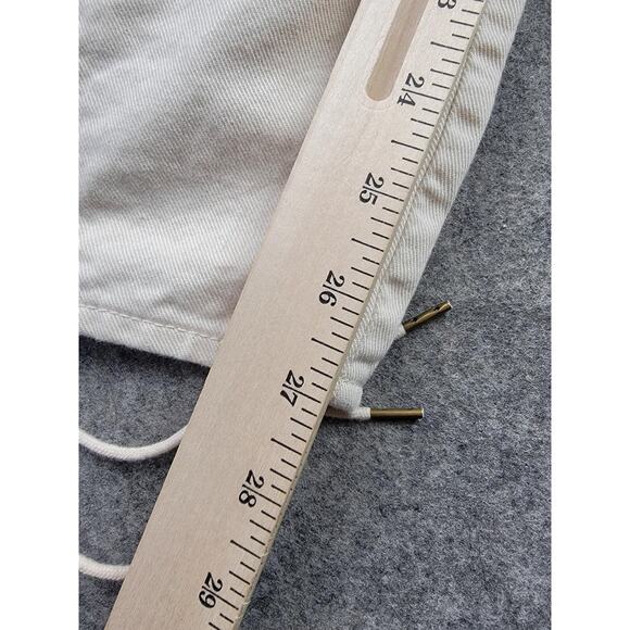 Banana Republic Pants Womens 4 Long Cream HR Riding Pant Lace Up Cotton - Picture 13 of 16